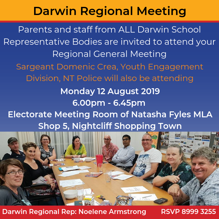 Darwin Regional General Meeting - Term 3