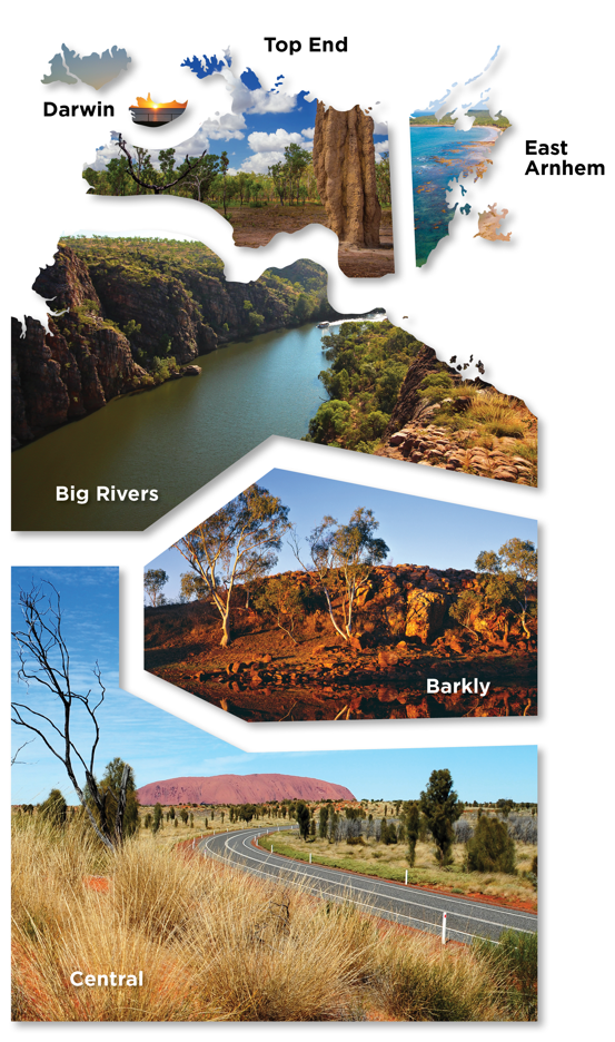 Map of NT Regions